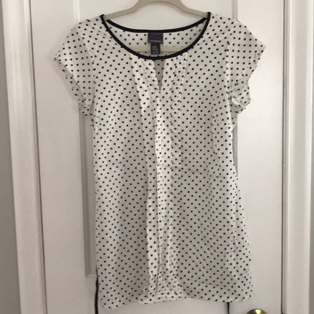 Motherhood Maternity Polka Dot Small Tunic Top